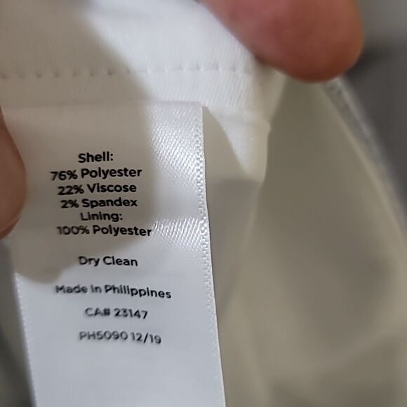 Talbots Light Bue Cropped Pants Sz 10P - Picture 8 of 8